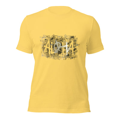 STUSSY HONOLULU ALOHA T-SHIRT YELLOW
