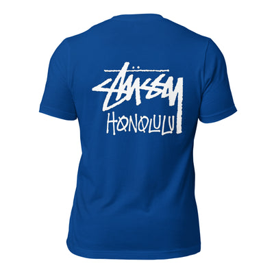 STUSSY HONOLULU T-SHIRT BLUE